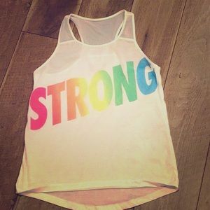 A sporty sleeveless shirt